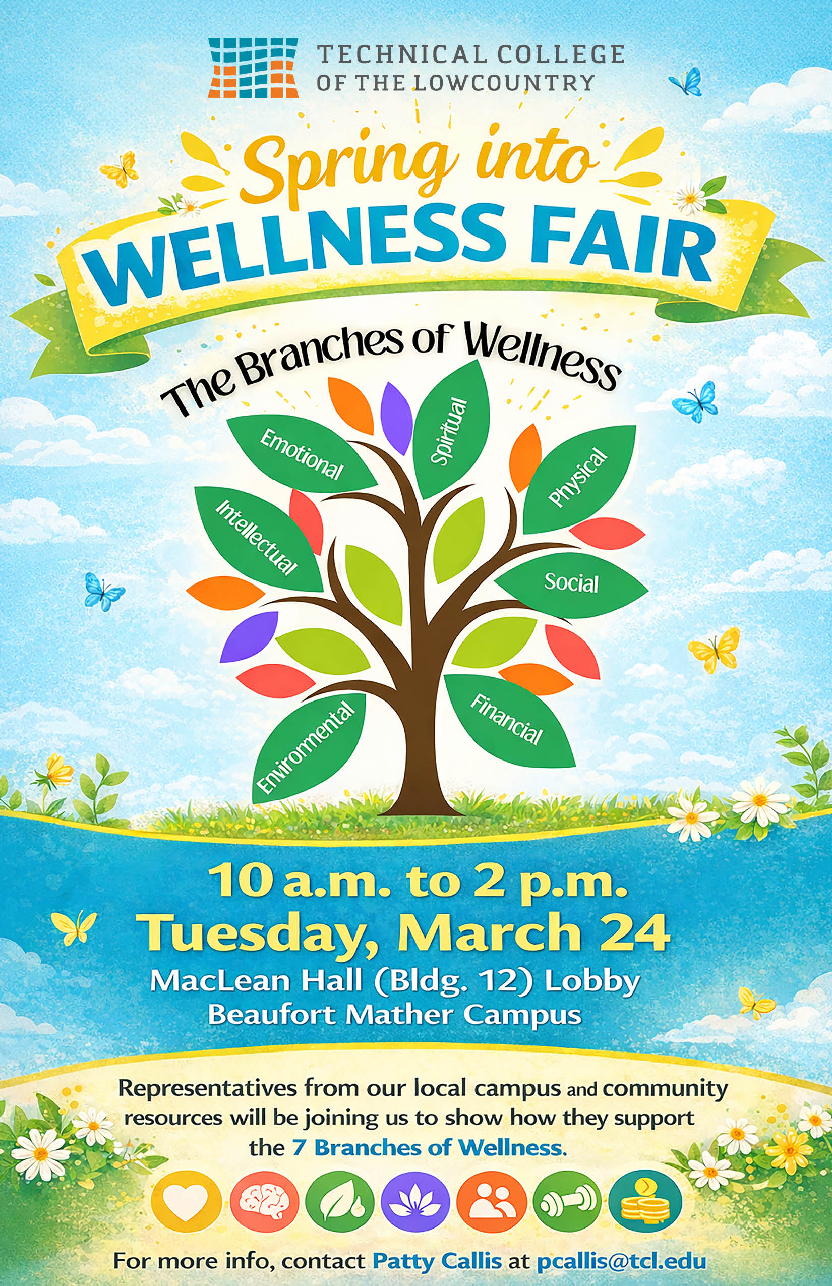 2026 Spring into Wellness Fair flyer